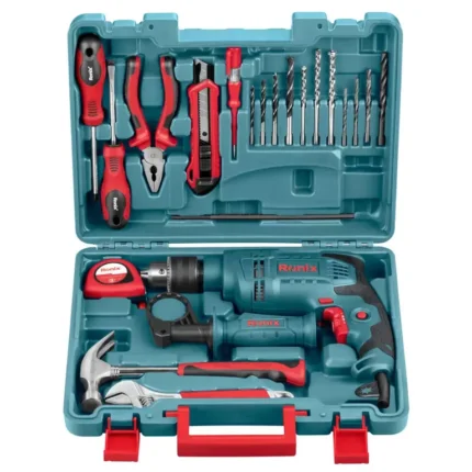 کیت دریل برقی چکشی رونیکس مدل RS_0001